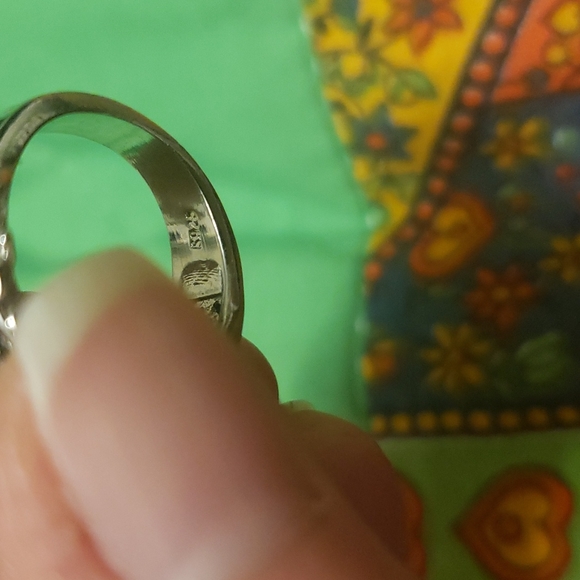 925 silver Gothic Skull ring - Picture 4 of 8